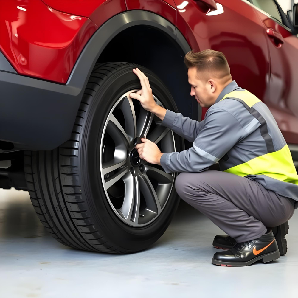 Remplacement pneu voiture